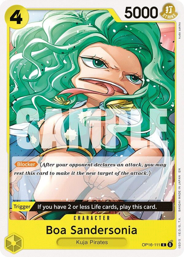 Image for Boa Sandersonia (OP16-111) (The Time of Battle) (OP16) - One Piece Card Game