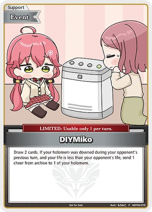 Image for DIYMiko (P) (Alternate Art: Humidifier) (hBP05-079) (hololive OFFICIAL CARD GAME Promos) (hOCGP) - Hololive