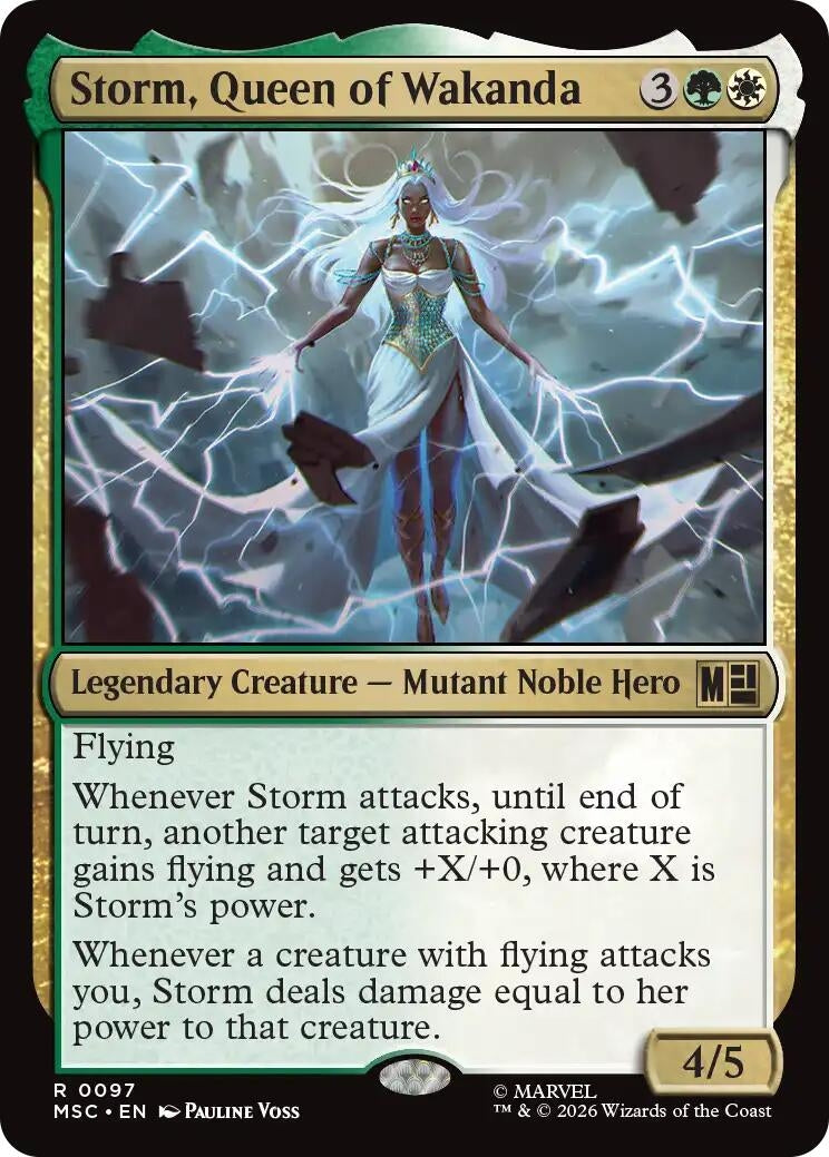 Image for Storm, Queen of Wakanda (97) (Commander: Marvel Super Heroes) - Magic: The Gathering