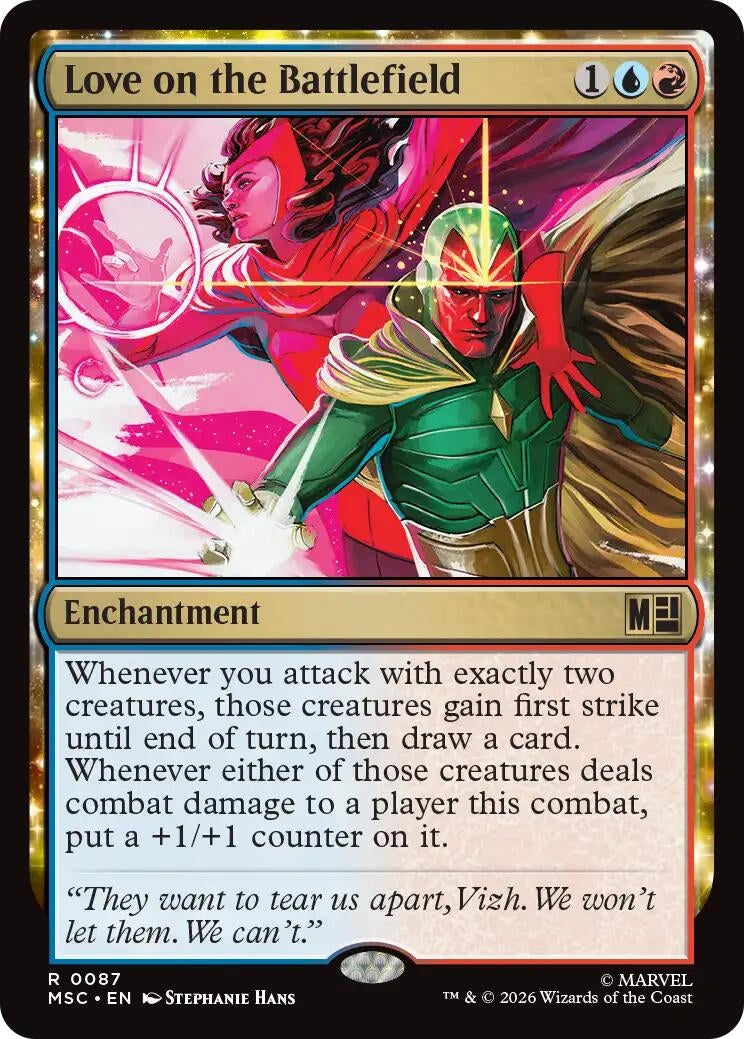 Love on the Battlefield (Surge Foil) (87) (Marvel Super Heroes)