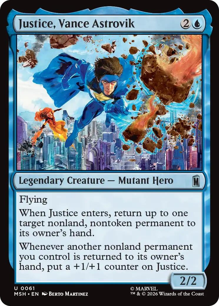 Justice, Vance Astrovik (61) (Marvel Super Heroes)