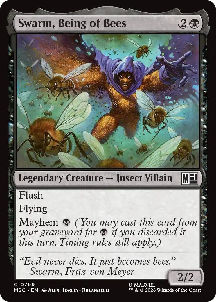 Swarm, Being of Bees (799) (Marvel Super Heroes)