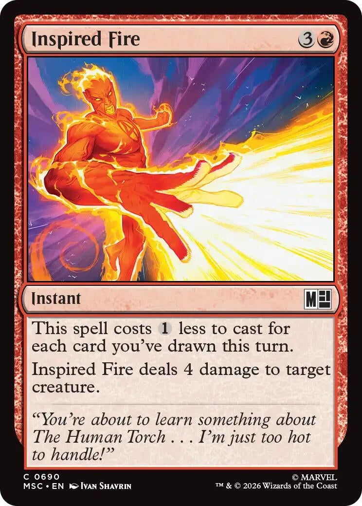 Inspired Fire (690) (Marvel Super Heroes)