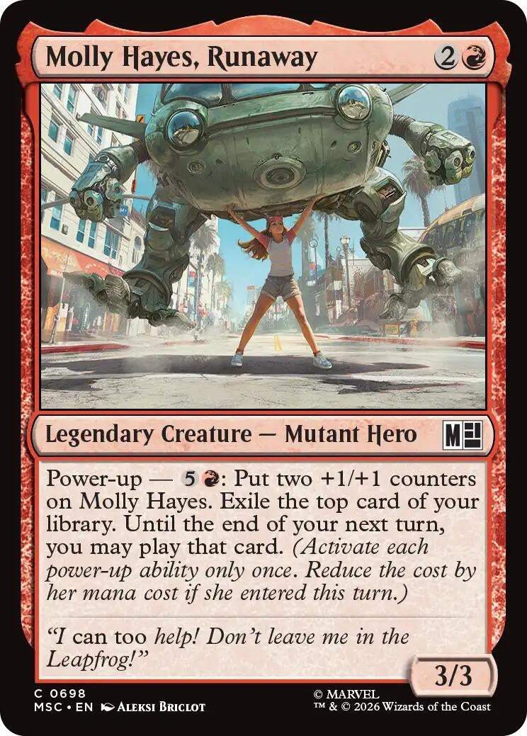 Molly Hayes, Runaway (698) (Marvel Super Heroes)