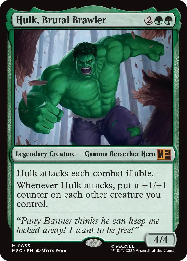 Hulk, Brutal Brawler (833) (Marvel Super Heroes)