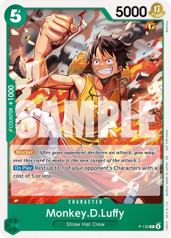 Image for Monkey.D.Luffy (OP16 Release Event) (P-135) (One Piece Promotion Cards) (OP-PR) - One Piece Card Game