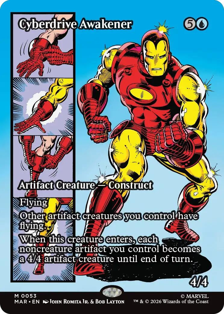 Cyberdrive Awakener (Borderless) (53) (Marvel Universe Eternal-Legal)