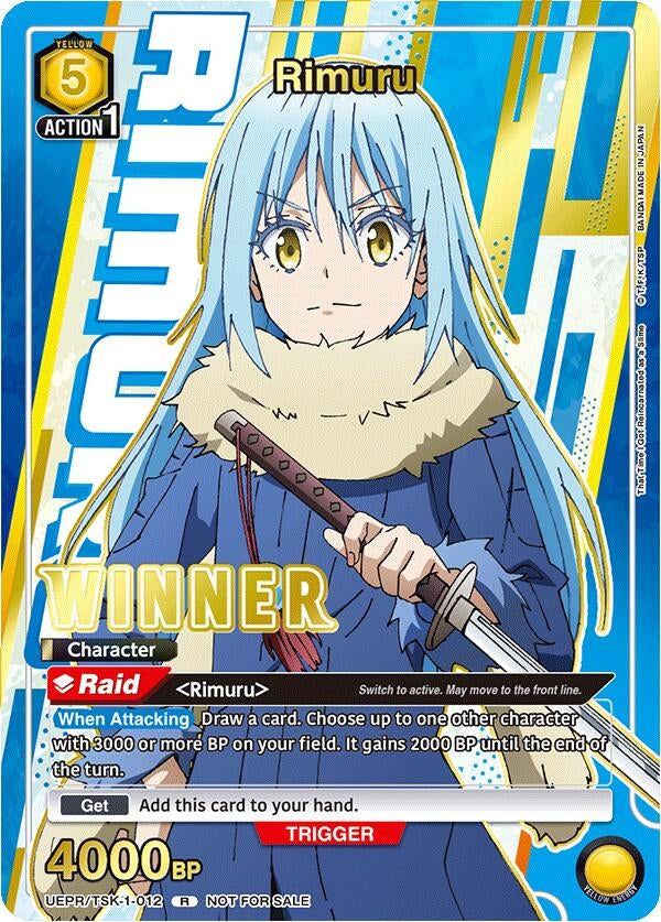 Image for Rimuru (012) (Winner) (UEPR/TSK-1-012) (Union Arena Promotion Cards) (UEPR) - Union Arena