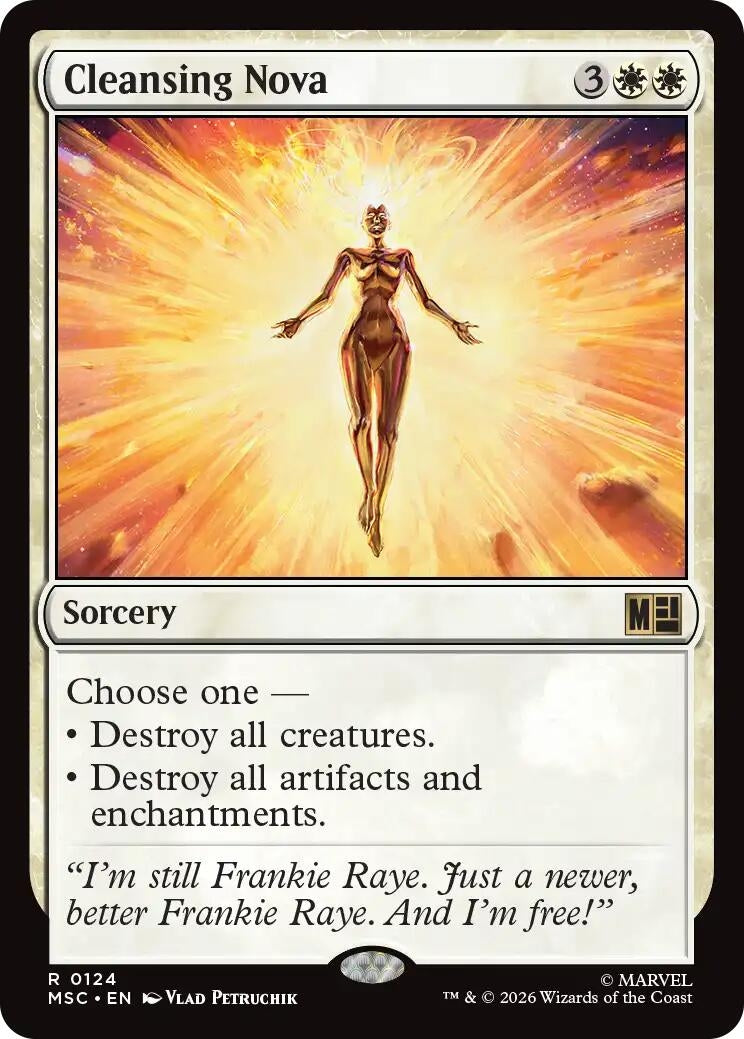 Cleansing Nova (Surge Foil) (124) (Marvel Super Heroes)
