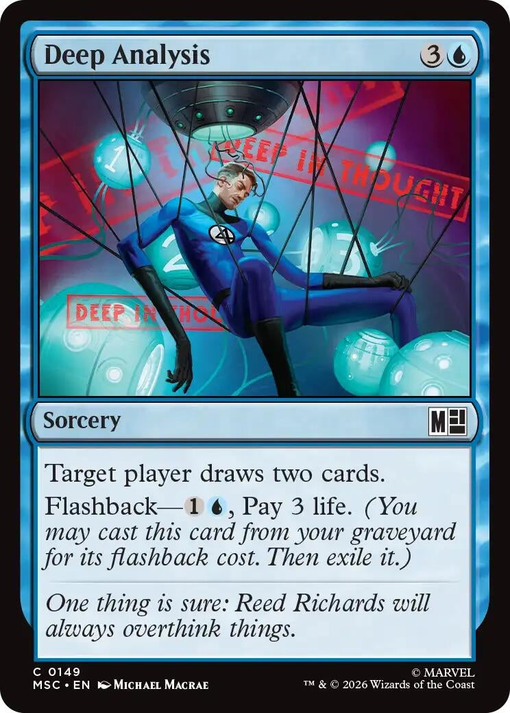 Deep Analysis (Surge Foil) (149) (Marvel Super Heroes)