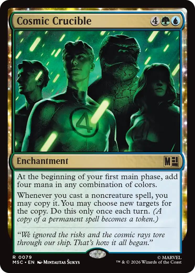 Cosmic Crucible (Surge Foil) (79) (Marvel Super Heroes)