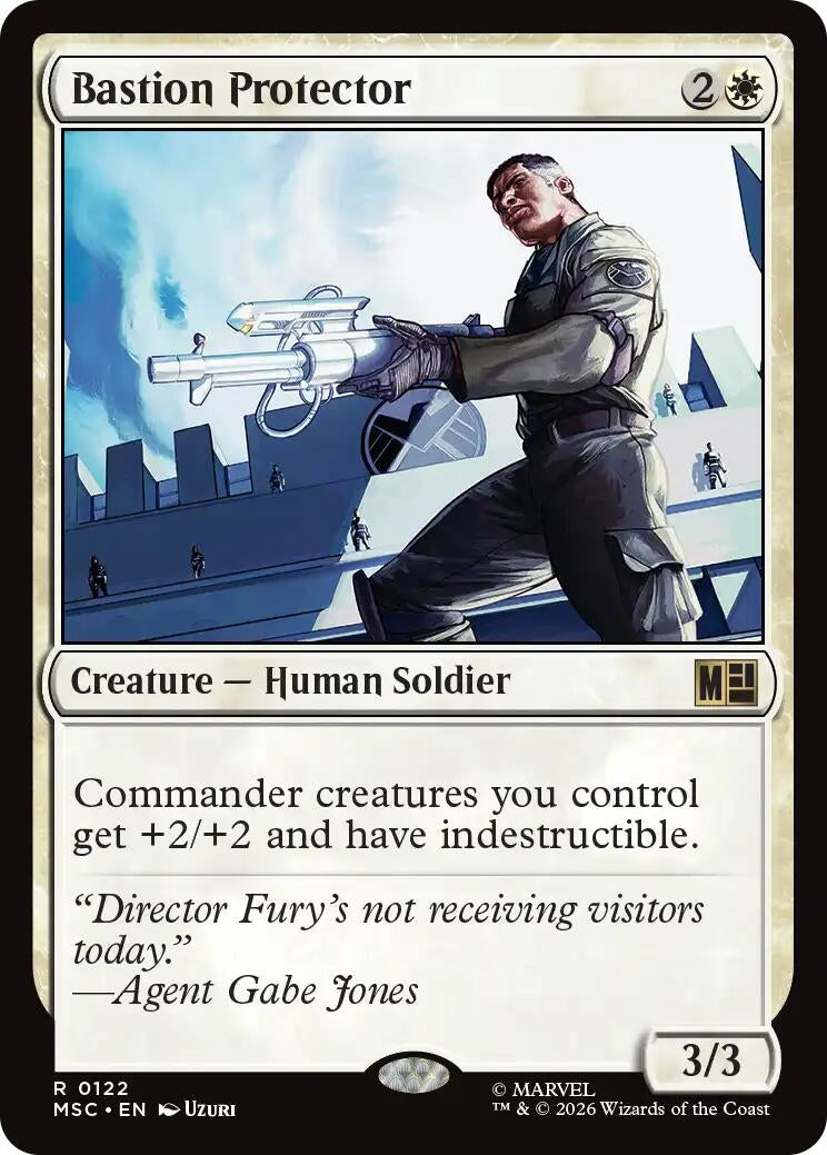 Bastion Protector (Surge Foil) (122) (Marvel Super Heroes)