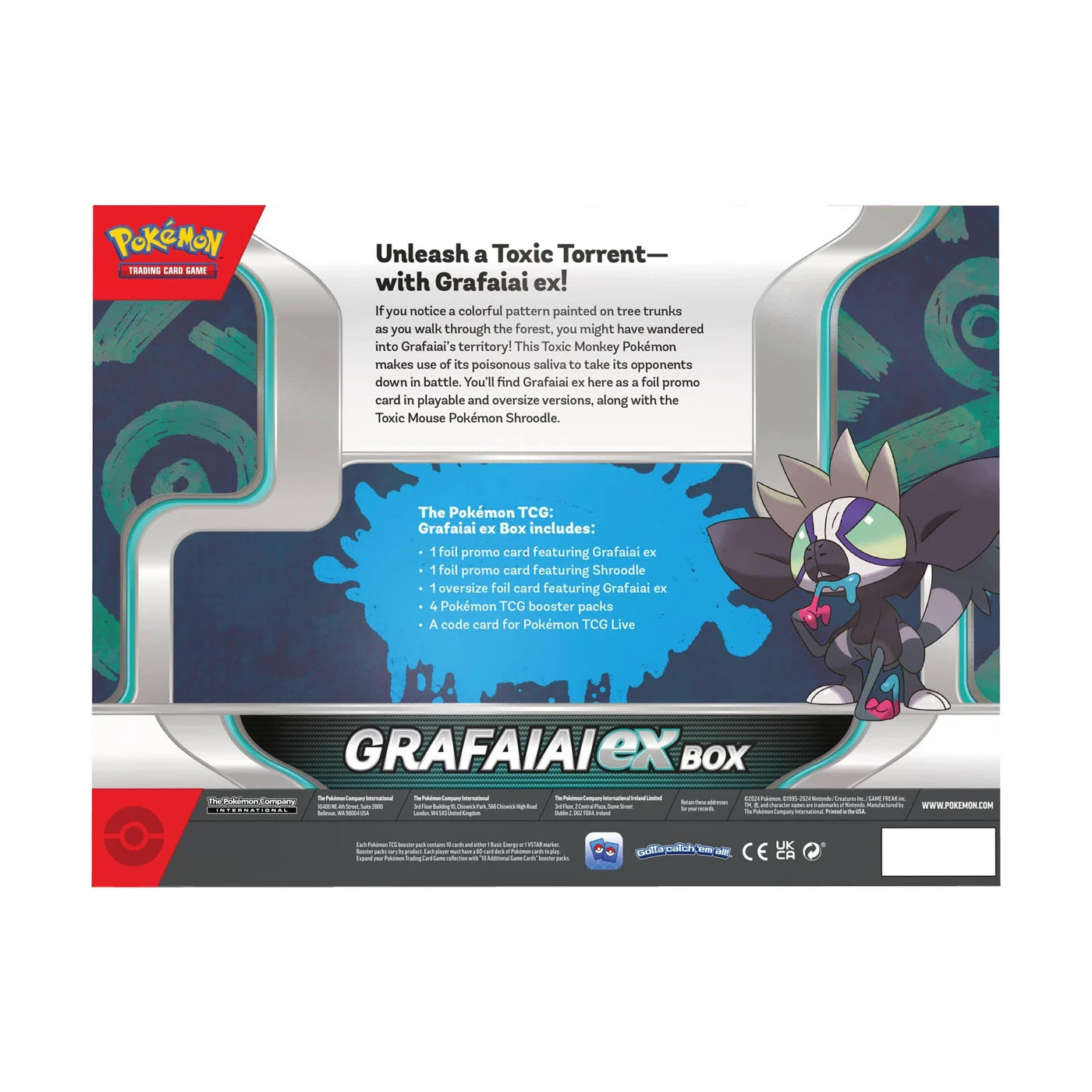 POKÉMON TCG Grafaiai ex Box - PokeBox USA