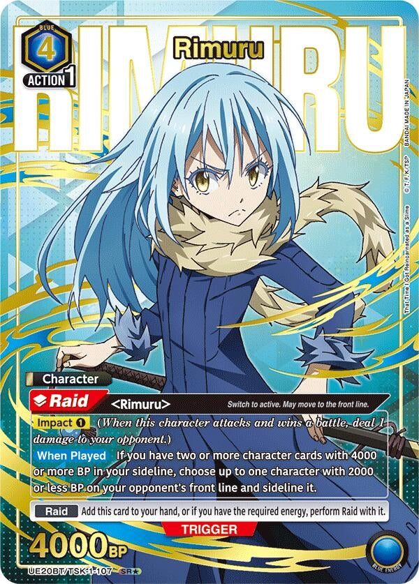 Image for Rimuru (107) (SR*) (UE20BT/TSK-1-107) (UE20BT: That Time I Got Reincarnated as a Slime) (UE20BT) - Union Arena