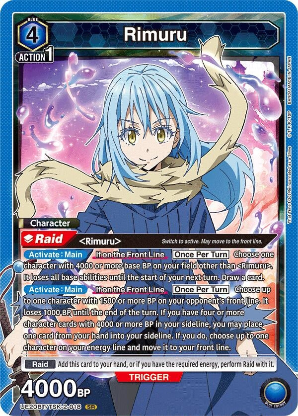 Image for Rimuru (018) (UE20BT/TSK-2-018) (UE20BT: That Time I Got Reincarnated as a Slime) (UE20BT) - Union Arena