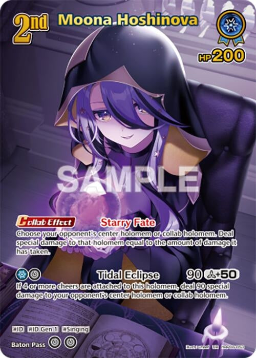 Image for Moona Hoshinova (UR) (hBP06-053) (Ayakashi Vermilion) (HBP06E) - Hololive