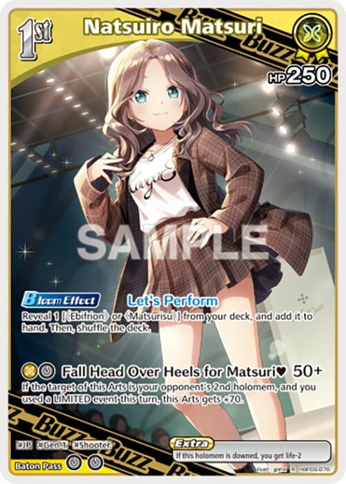 Image for Natsuiro Matsuri (R) (hBP06-076) (Ayakashi Vermilion) (HBP06E) - Hololive