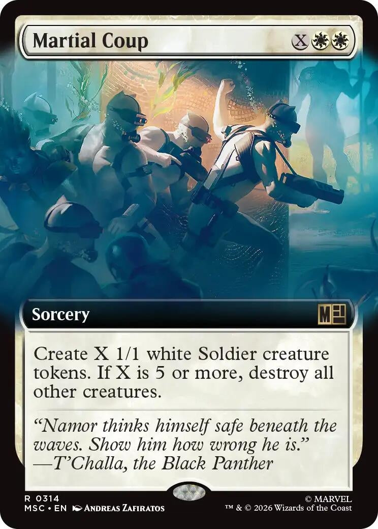 Martial Coup (Extended Art) (314) (Marvel Super Heroes)