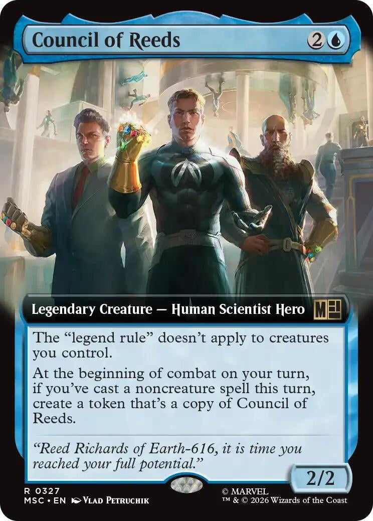 Council of Reeds (Extended Art) (327) (Marvel Super Heroes)