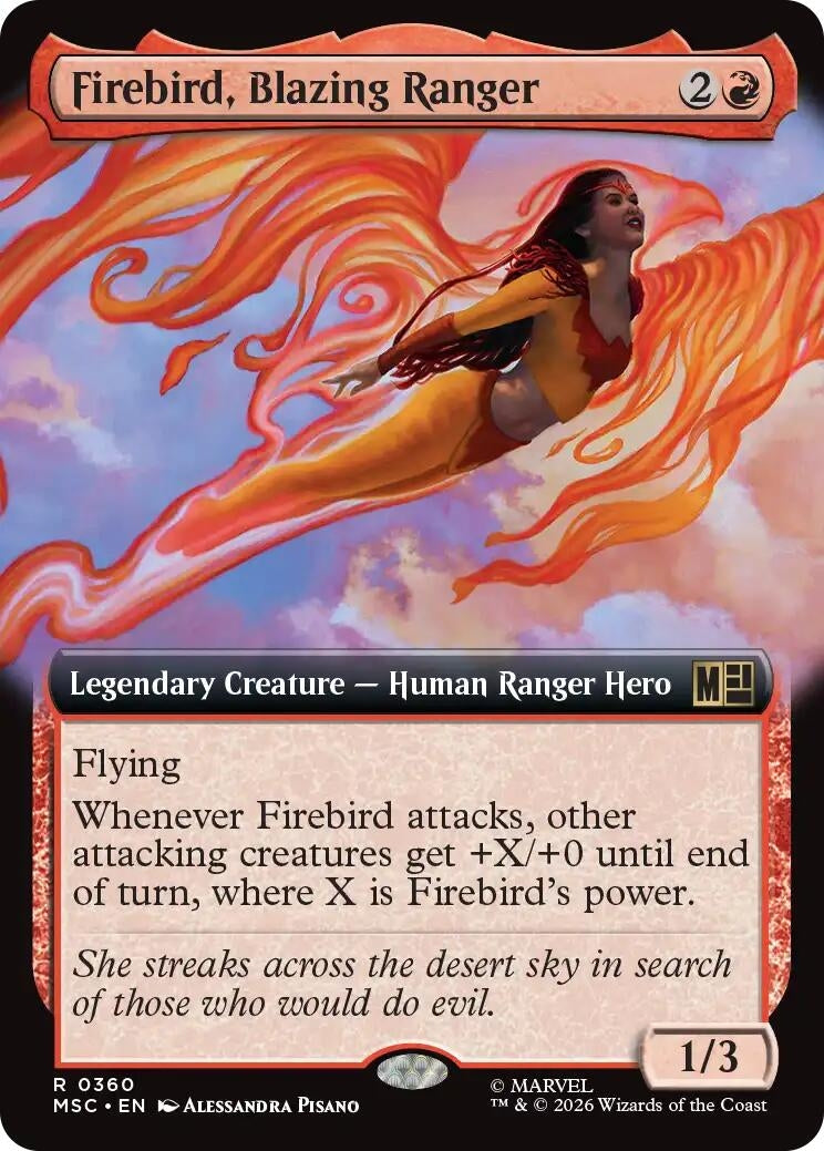 Firebird, Blazing Ranger (Extended Art) (360) (Marvel Super Heroes)
