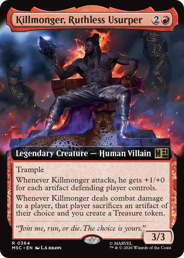 Killmonger, Ruthless Usurper (Extended Art) (364) (Marvel Super Heroes)