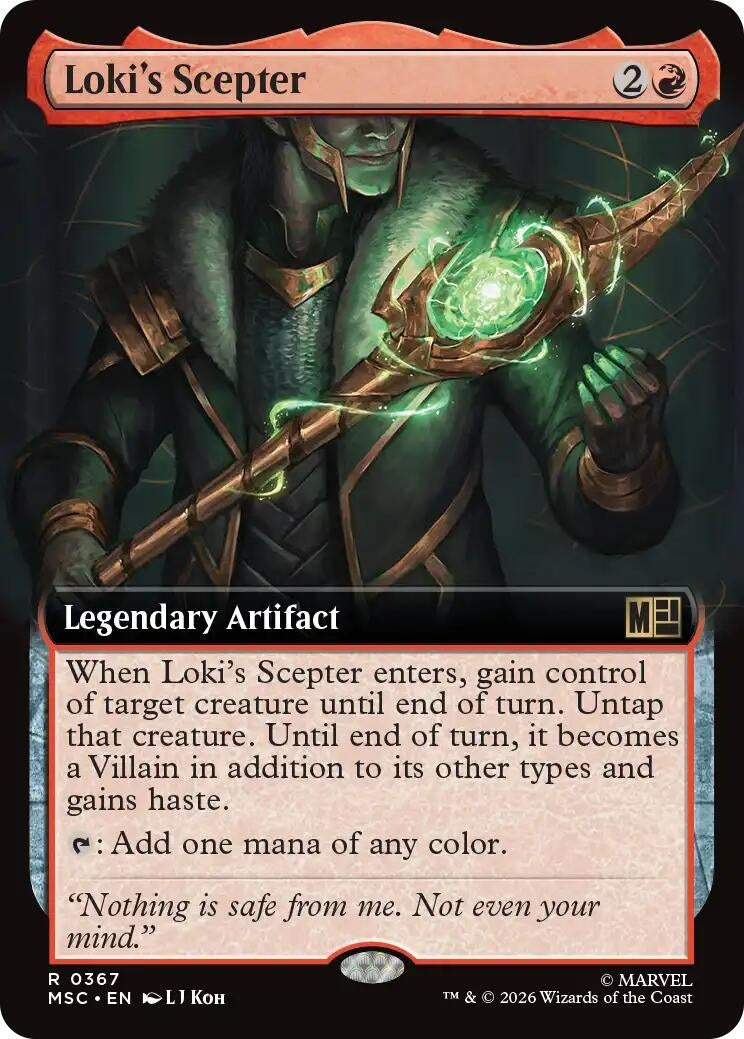 Loki's Scepter (Extended Art) (367) (Marvel Super Heroes)