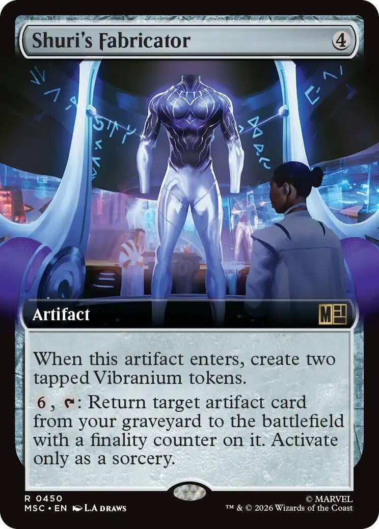 Shuri's Fabricator (Extended Art) (450) (Marvel Super Heroes)