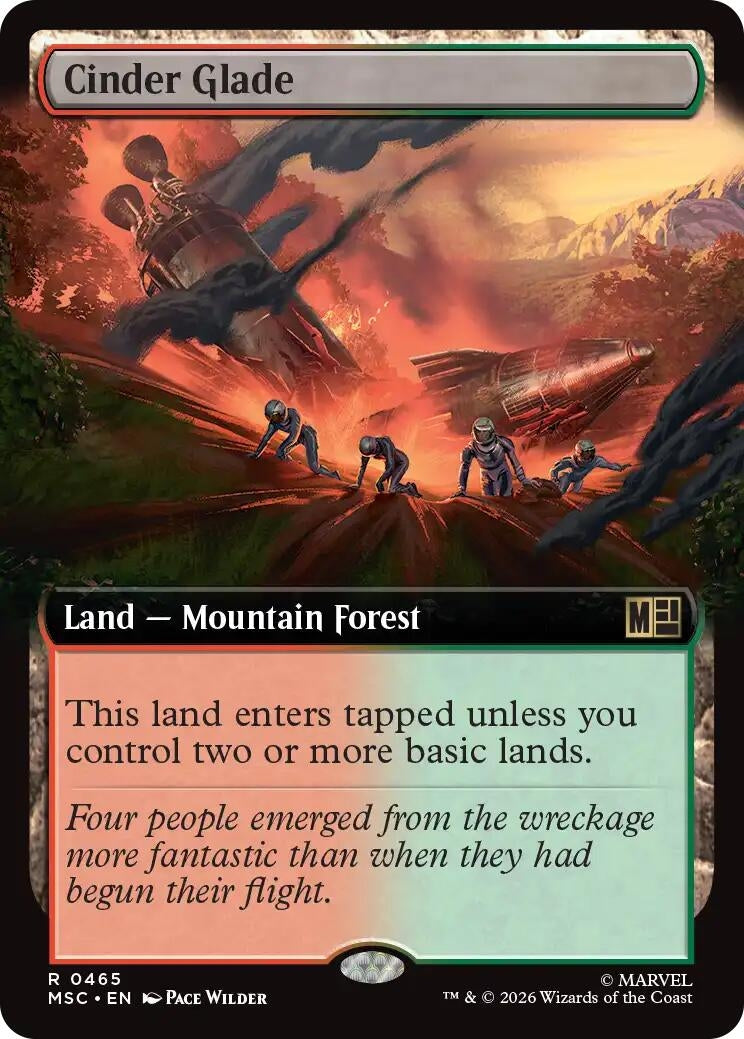 Cinder Glade (Extended Art) (465) (Marvel Super Heroes)