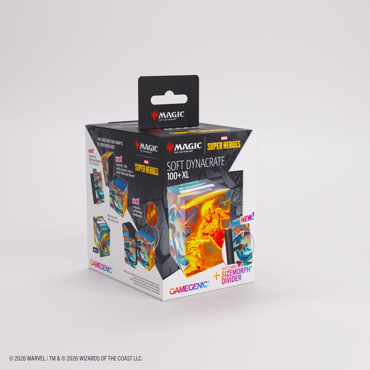 Image for Magic: The Gathering Marvel Superheroes Soft Dynacrate 100+ XL - Fantastic Four Unleashed - Deck Boxes