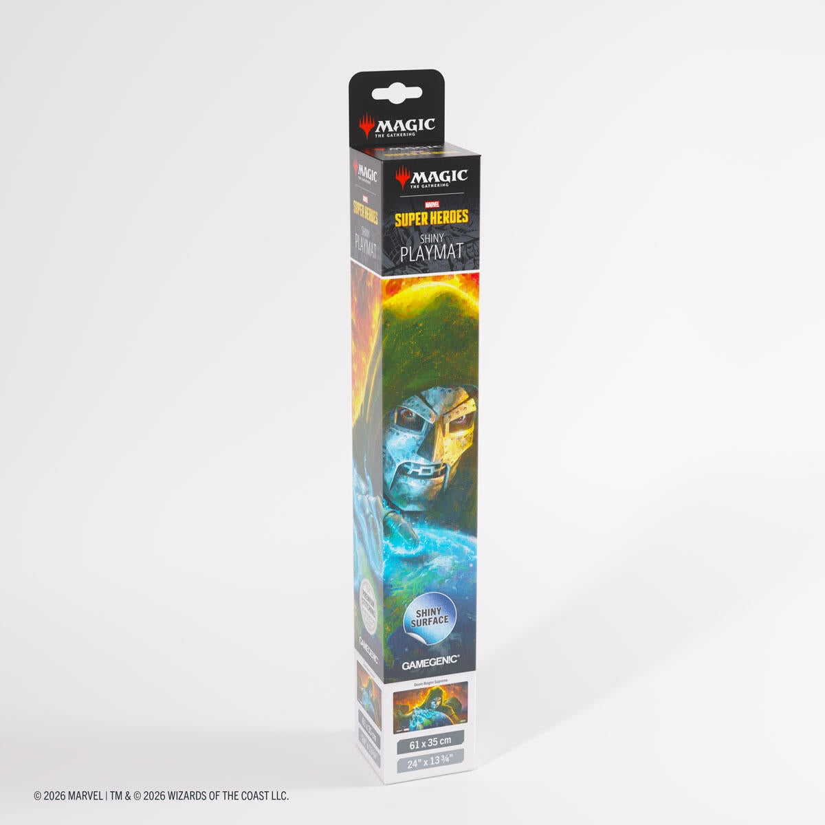 Image for Magic: The Gathering Marvel Superheroes Shiny Playmat - Doom Reigns Supreme - Playmats