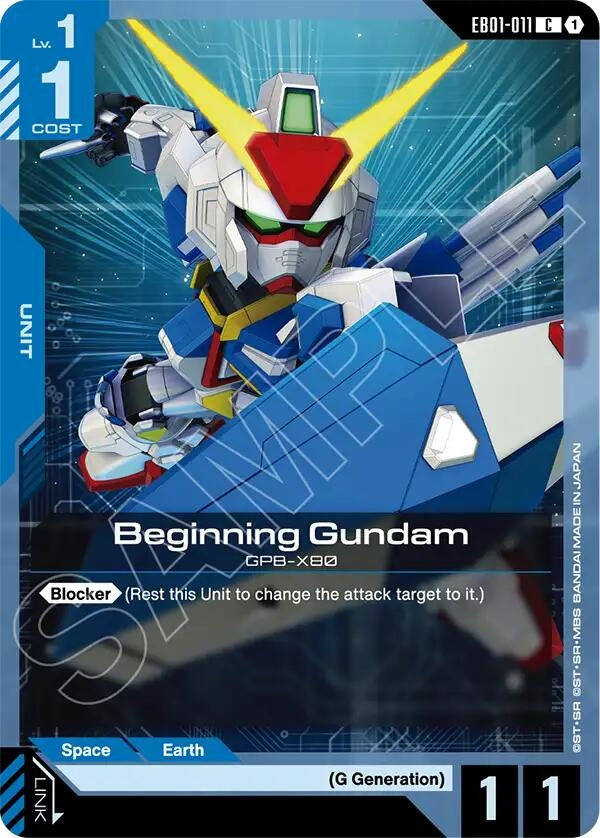 Image for Beginning Gundam (EB01-011) (Eternal Nexus) (EB01) - Gundam Card Game