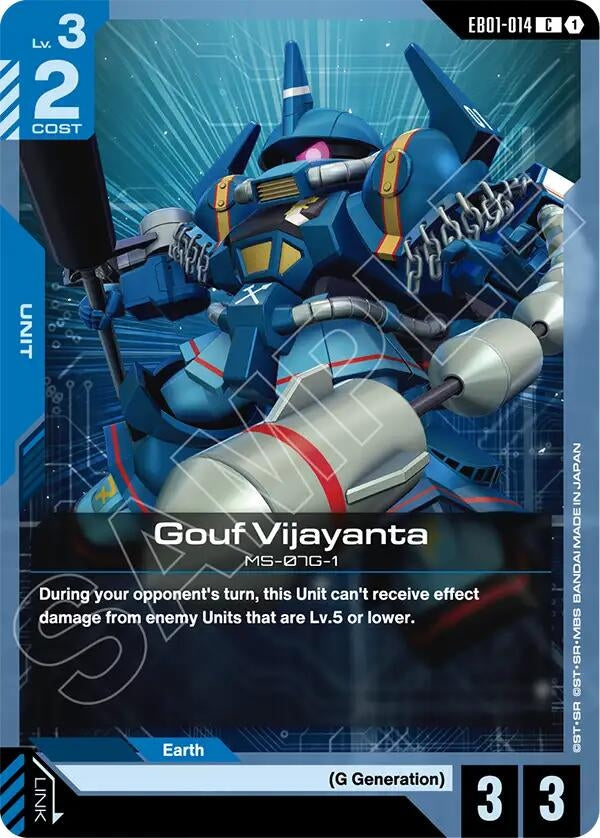 Image for Gouf Vijayanta (EB01-014) (Eternal Nexus) (EB01) - Gundam Card Game