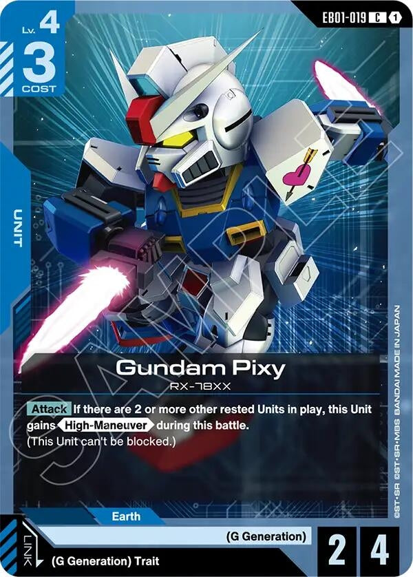 Image for Gundam Pixy (EB01-019) (Eternal Nexus) (EB01) - Gundam Card Game