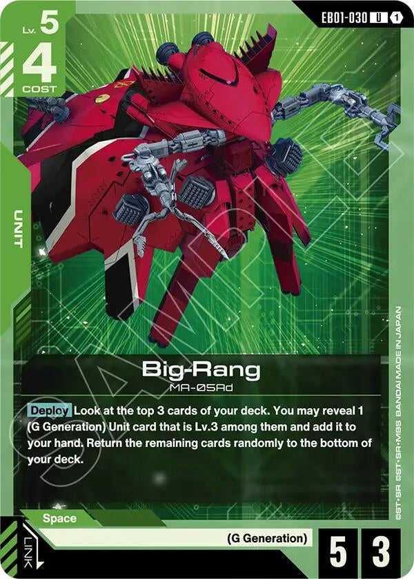 Image for Big-Rang (EB01-030) (Eternal Nexus) (EB01) - Gundam Card Game
