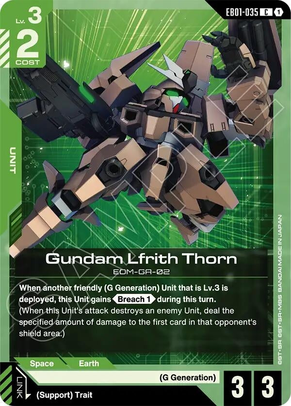 Image for Gundam Lfrith Thorn (EB01-035) (Eternal Nexus) (EB01) - Gundam Card Game