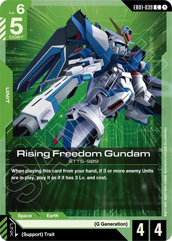 Image for Rising Freedom Gundam (EB01-039) (Eternal Nexus) (EB01) - Gundam Card Game