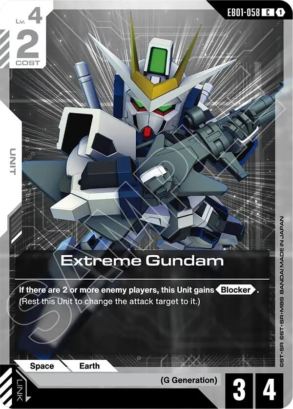 Image for Extreme Gundam (EB01-058) (Eternal Nexus) (EB01) - Gundam Card Game