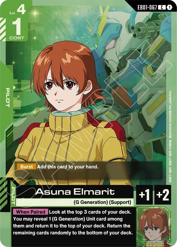 Image for Asuna Elmarit (EB01-067) (Eternal Nexus) (EB01) - Gundam Card Game