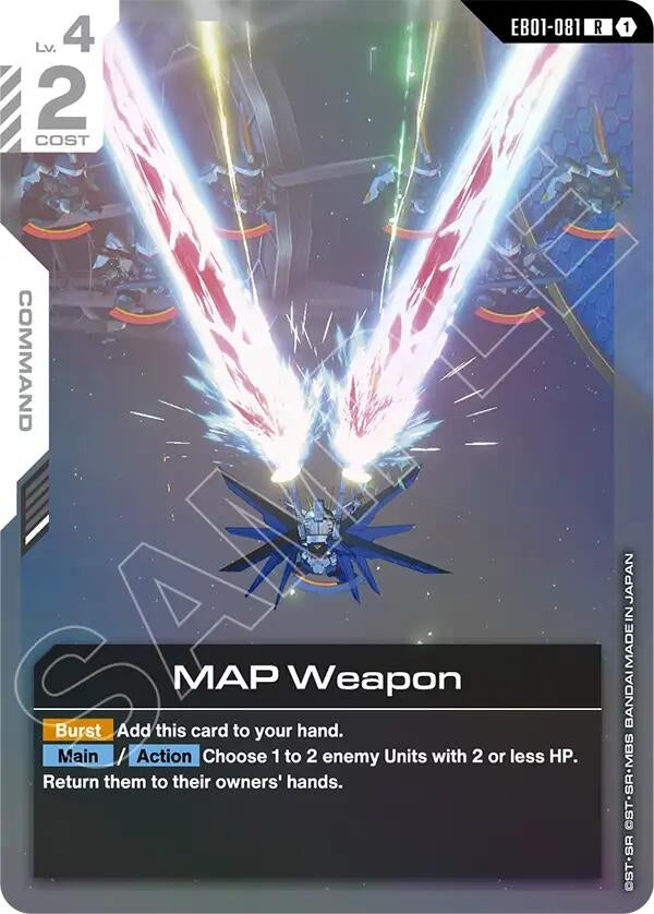 Image for MAP Weapon (EB01-081) (Eternal Nexus) (EB01) - Gundam Card Game