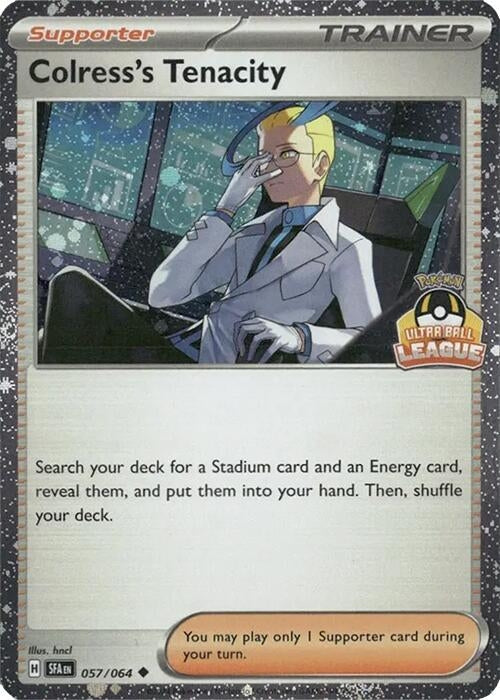 Image for Colress's Tenacity - 057/064 (Ultra Ball League) (057/064) (League & Championship Cards) (PR) - Pokemon