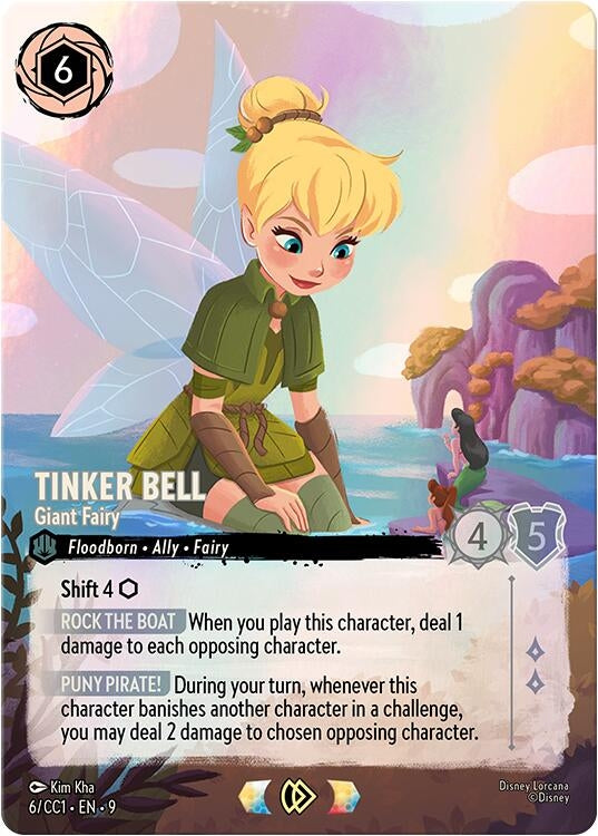 Image for Tinker Bell - Giant Fairy (6/CC1) (6) (Disney Lorcana Promo Cards) (DLPC) - Disney Lorcana