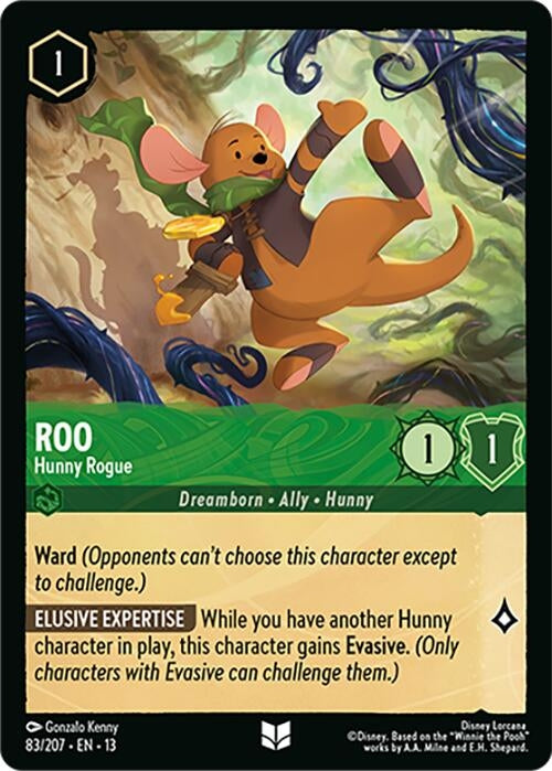 Image for Roo - Hunny Rogue (83/204) (Attack of the Vine!) (13) - Disney Lorcana