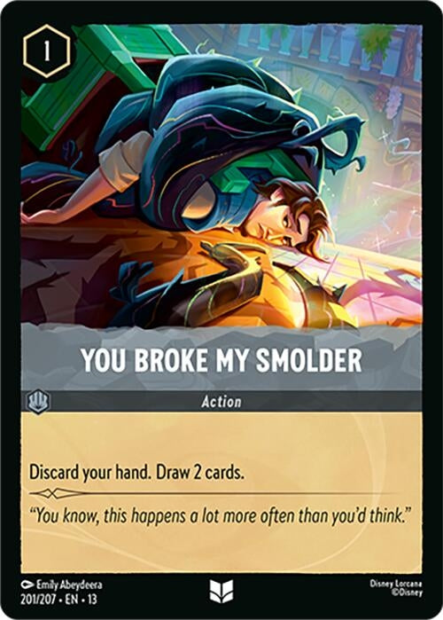 Image for You Broke My Smolder (201/204) (Attack of the Vine!) (13) - Disney Lorcana