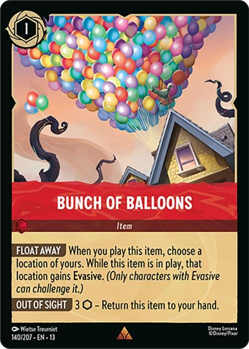 Image for Bunch of Balloons (140/204) (Attack of the Vine!) (13) - Disney Lorcana