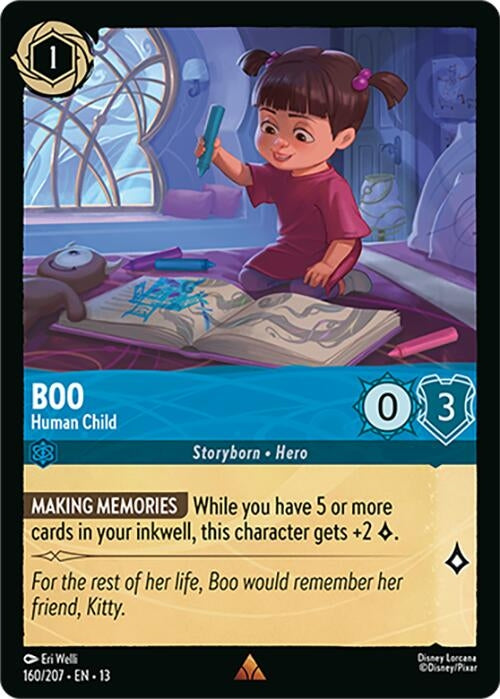 Image for Boo - Human Child (160/204) (Attack of the Vine!) (13) - Disney Lorcana