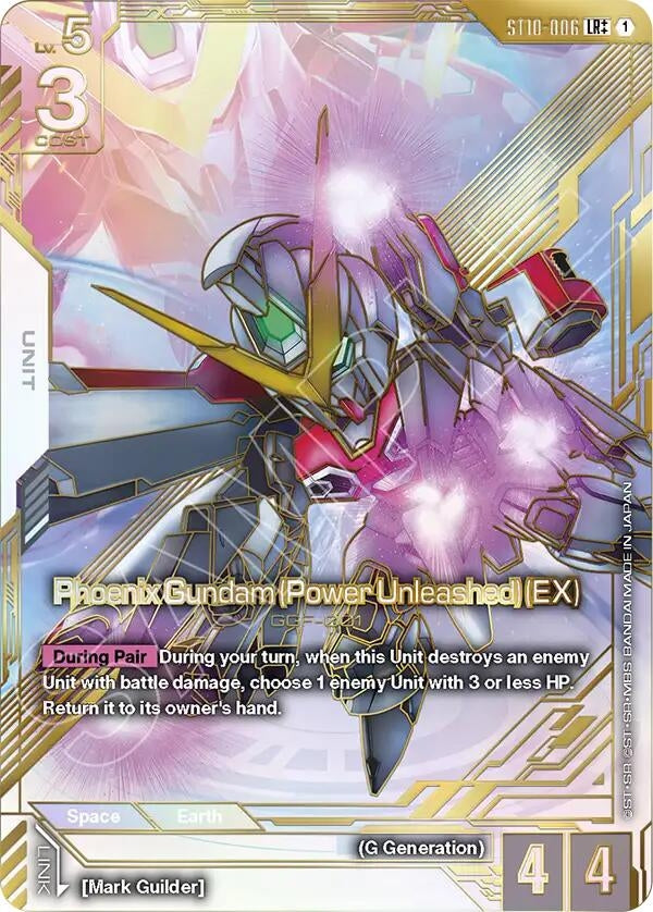 Image for Phoenix Gundam (Power Unleashed) (EX) (LR++) (ST10-006) (Eternal Nexus) (EB01) - Gundam Card Game