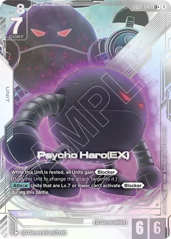 Image for Psycho Haro (EX) (LR+) (EB01-042) (Eternal Nexus) (EB01) - Gundam Card Game