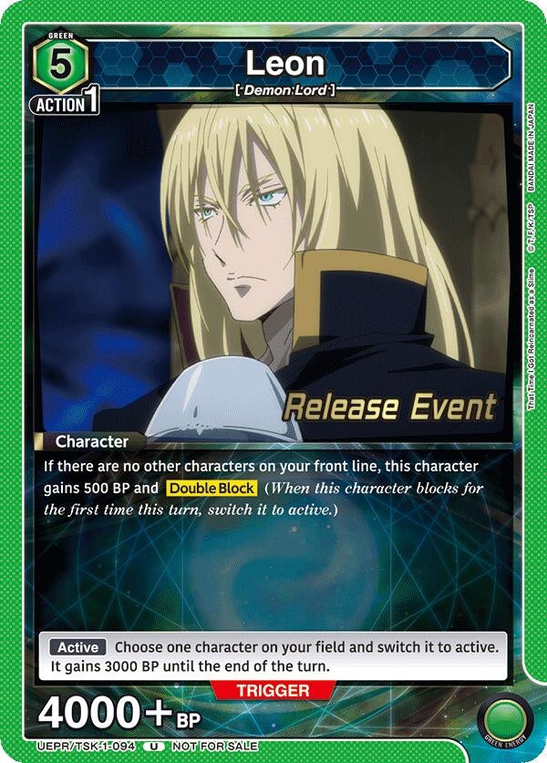 Image for Leon (UEPR/TSK-1-094) (UE20BT: That Time I Got Reincarnated as a Slime Release Event Cards) (UE20BT_RE) - Union Arena