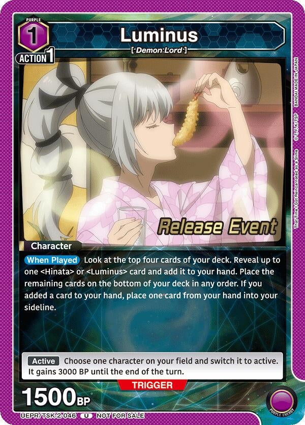 Image for Luminus (046) (UEPR/TSK-2-046) (UE20BT: That Time I Got Reincarnated as a Slime Release Event Cards) (UE20BT_RE) - Union Arena