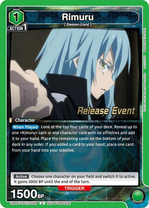 Image for Rimuru (069) (UEPR/TSK-2-069) (UE20BT: That Time I Got Reincarnated as a Slime Release Event Cards) (UE20BT_RE) - Union Arena